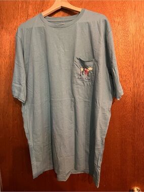 Men's Light Green Southern Point Pocket T-Shirt